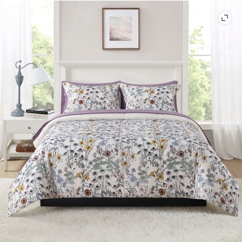 7pc queen reversible comforter - 7pc,